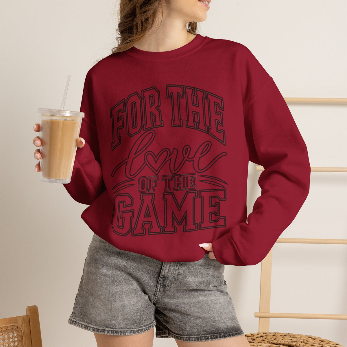 For The Love Of The Game Crewneck Sweatshirt