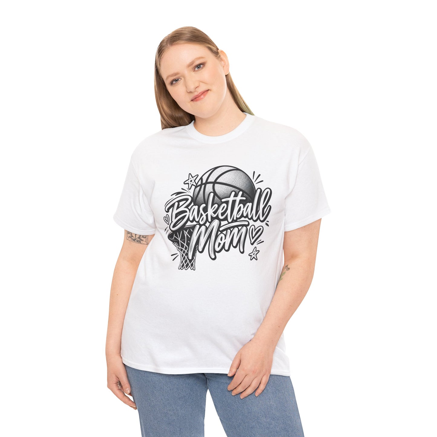 Basketball Mom T-Shirt — Graphic Sports Mom Tee