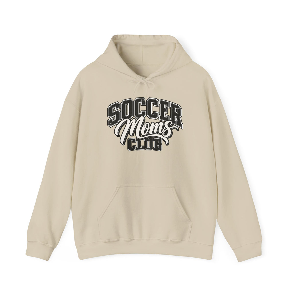 Soccer Moms Club Hoodie — Vintage Athletic Mom Pullover