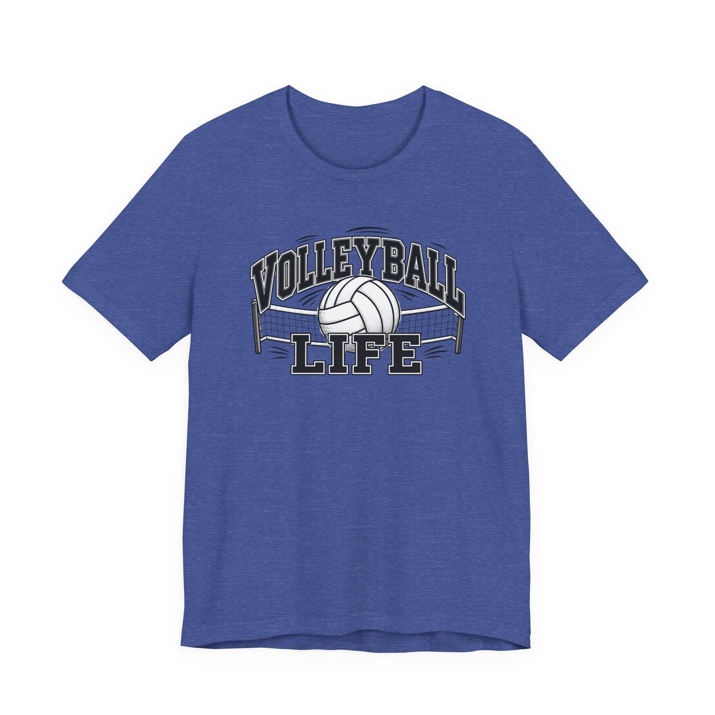 Volleyball Life Tee — Graphic Volleyball Net Shirt