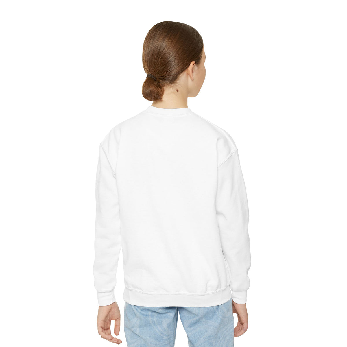 Youth Crewneck Sweatshirt — "Baseball Sister Club" Graphic