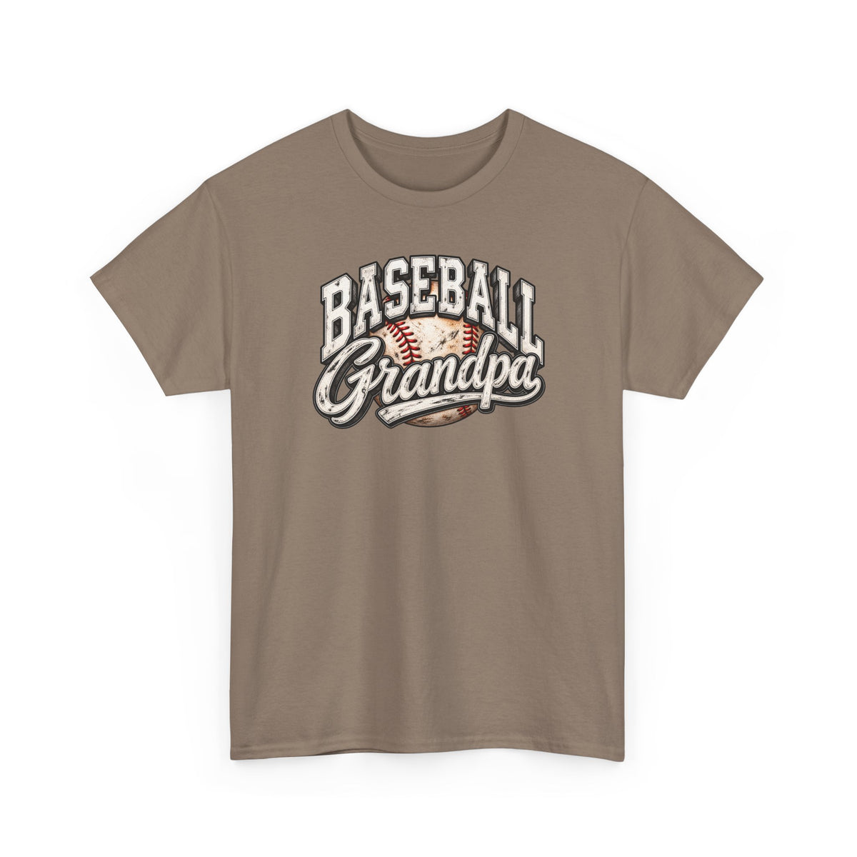 Baseball Grandpa T-Shirt — Vintage Baseball Graphic Tee for Grandfathers