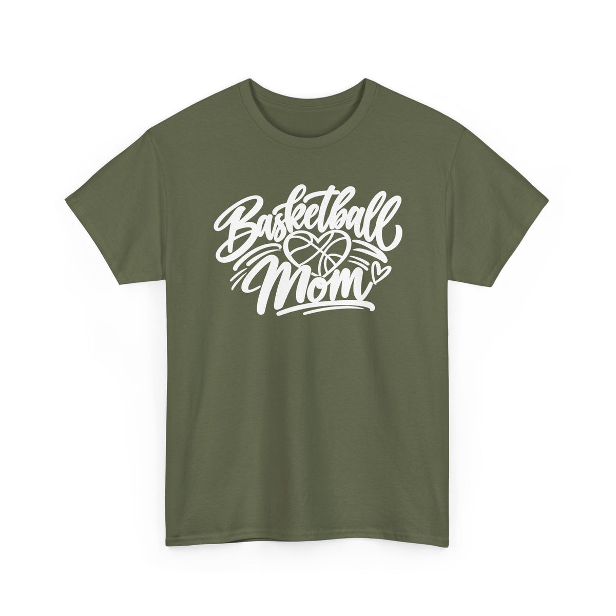 Basketball Mom T-Shirt — Script Logo Tee for Proud Coaches & Fans