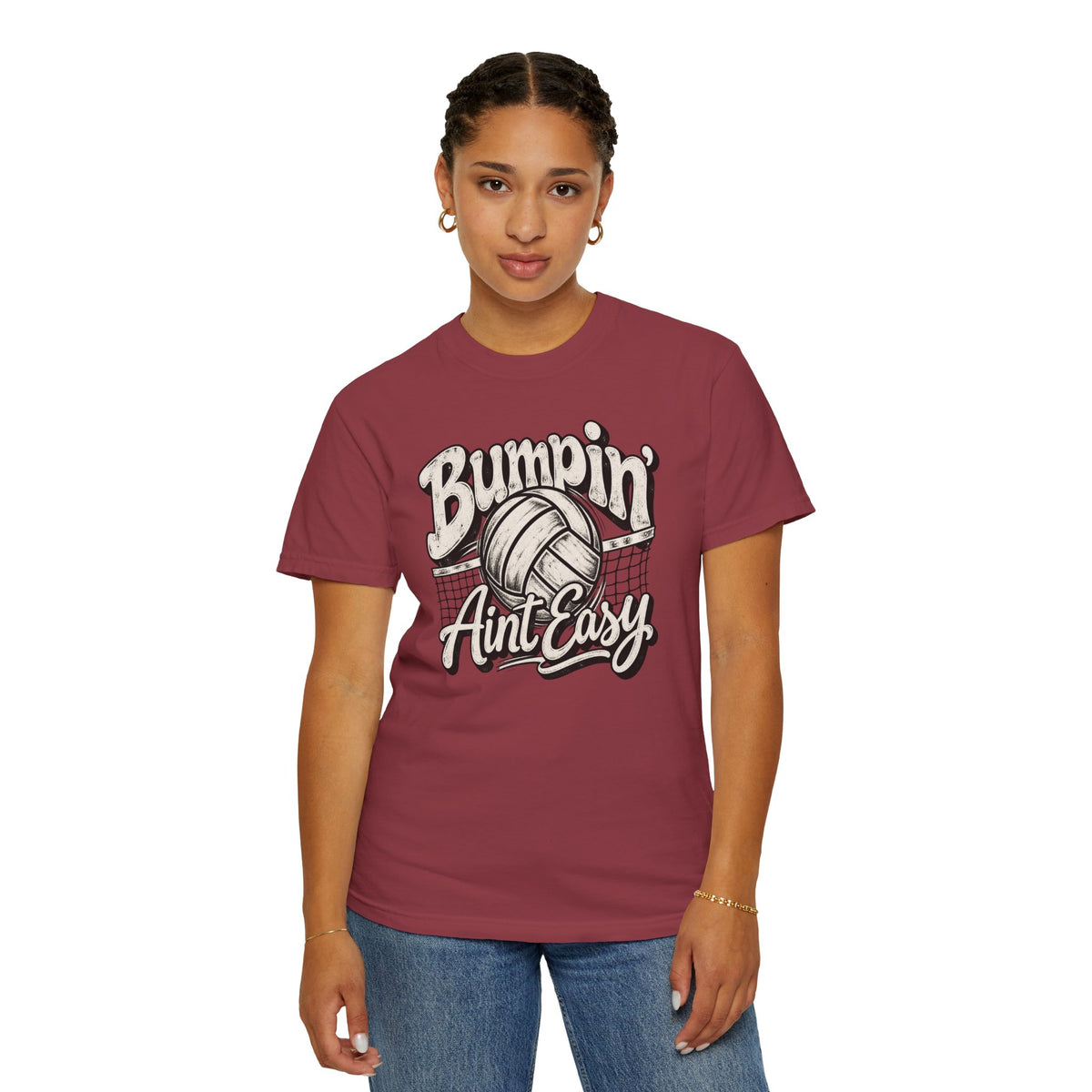 Bumpin' Ain't Easy Volleyball Tee