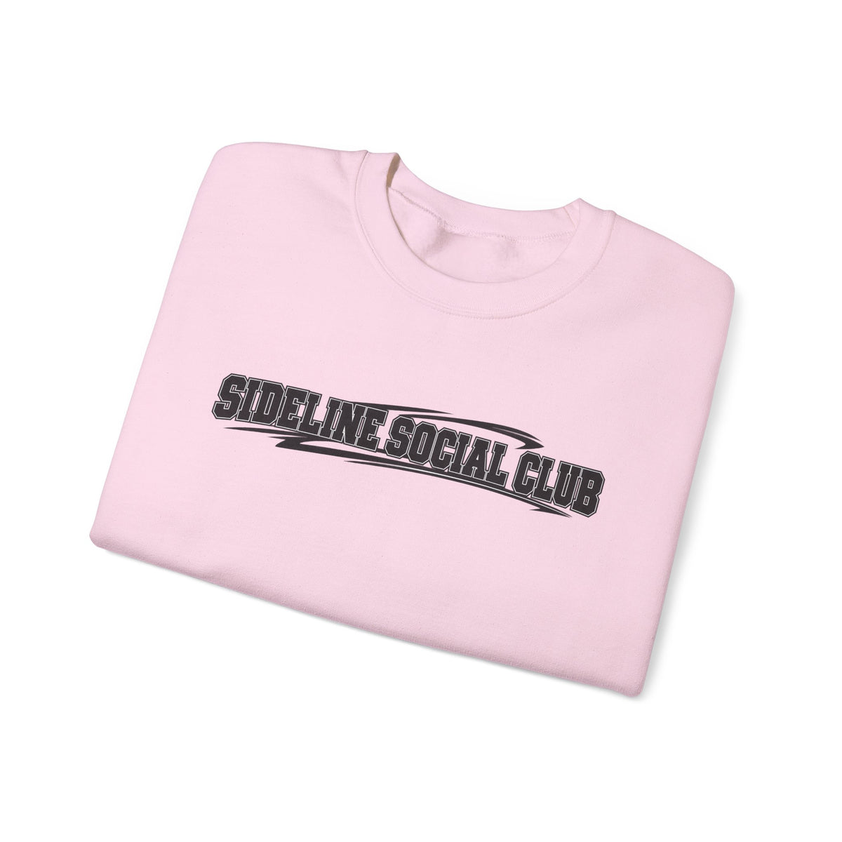 Crewneck Sweatshirt – "Sideline Social Club" Retro Athletic Graphic