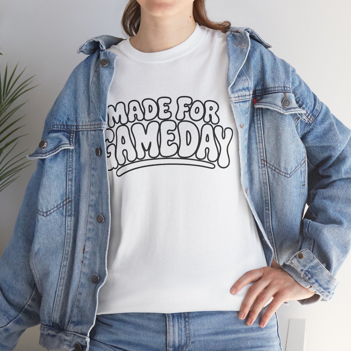 Made for Gameday Tee — Retro Sports Fan Graphic T‑Shirt