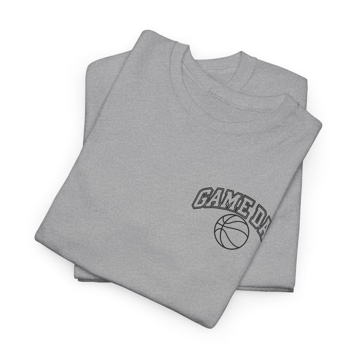 Basketball Gamer Tee — "Game Day" Graphic Chest T‑Shirt
