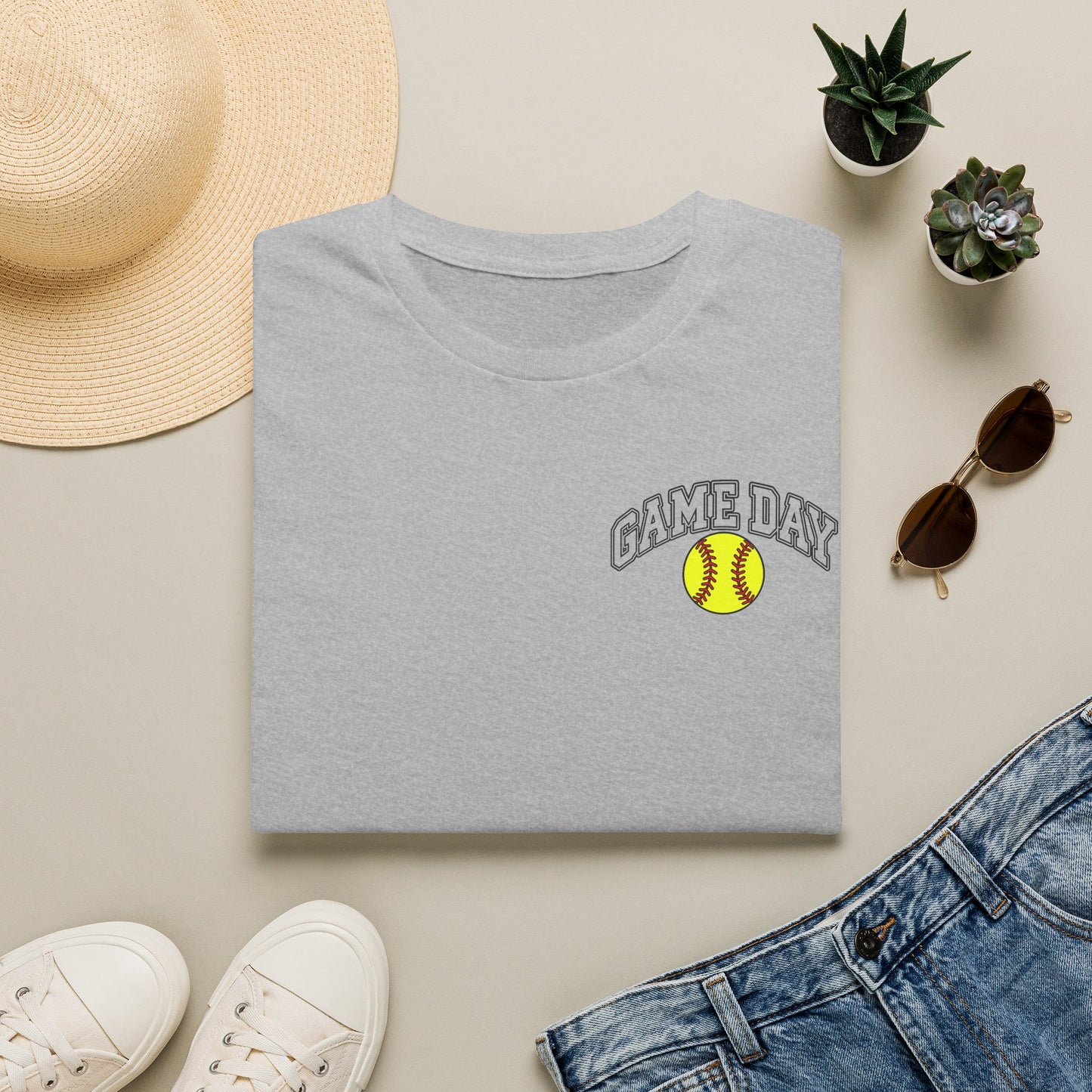 Game Day Softball T-Shirt — Womens/Mens Casual Sports Tee