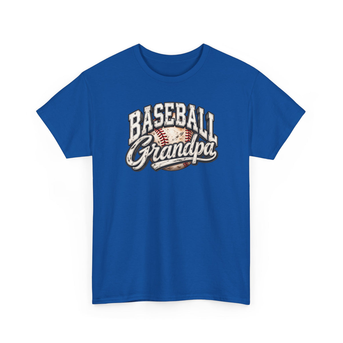 Baseball Grandpa T-Shirt — Vintage Baseball Graphic Tee for Grandfathers