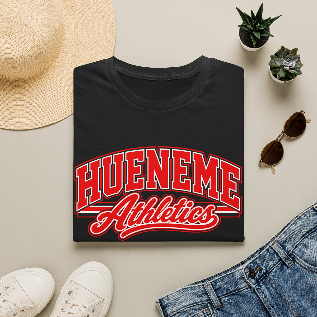 Hueneme Athletics T-Shirt — Vintage Campus Sports Tee