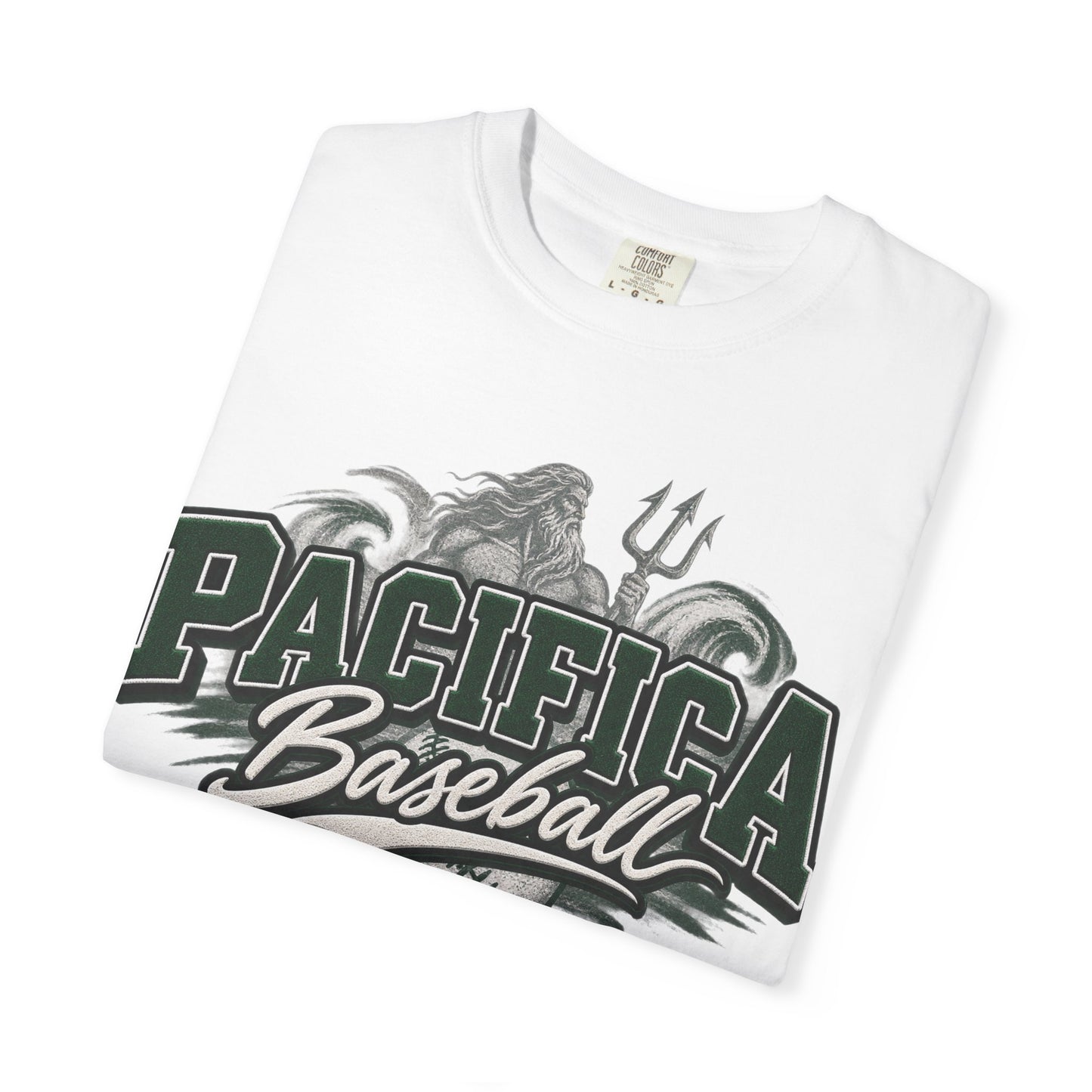 Pacifica Baseball T‑Shirt – Retro Trident Sports Tee