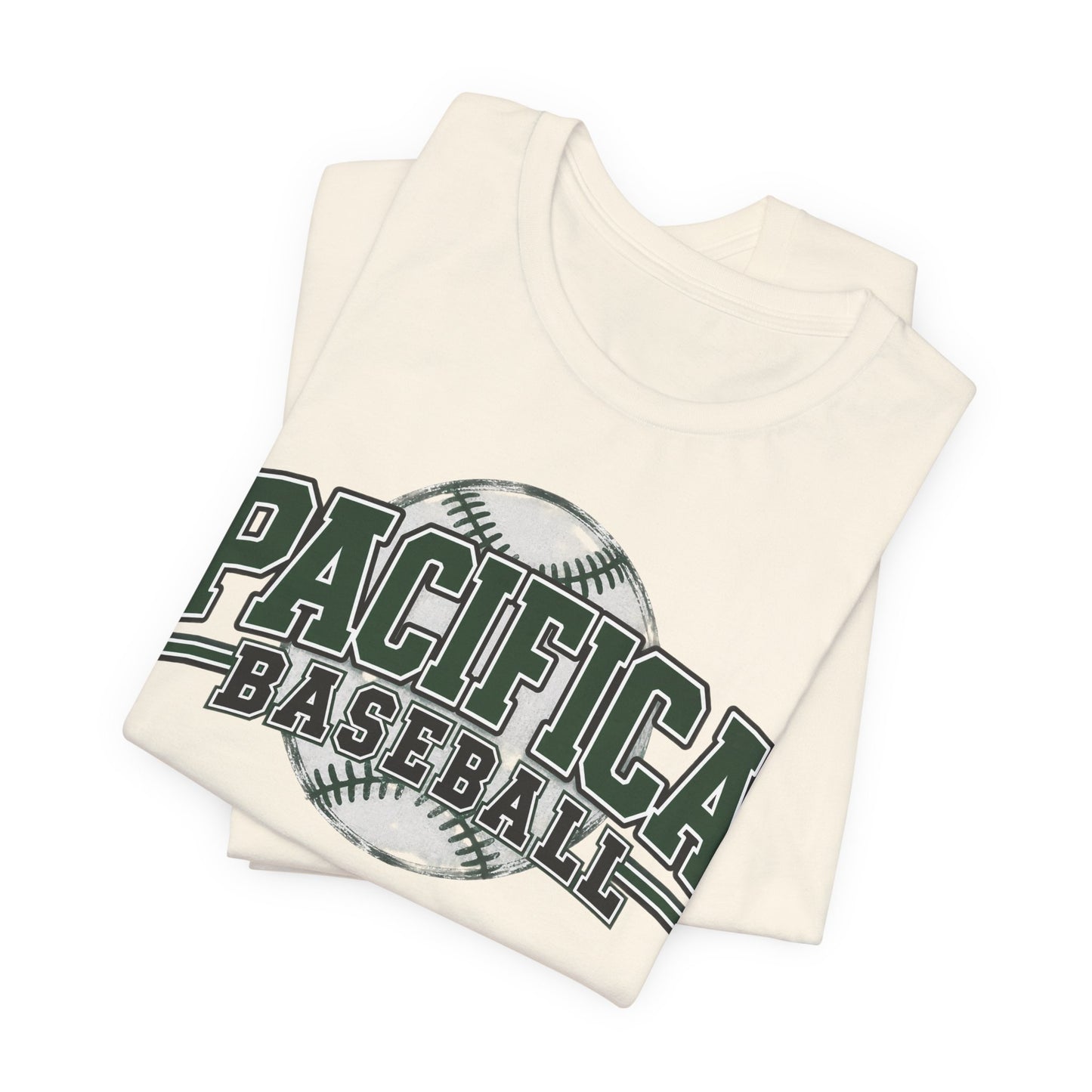 Pacifica Baseball Tee - Vintage Baseball Logo T-Shirt