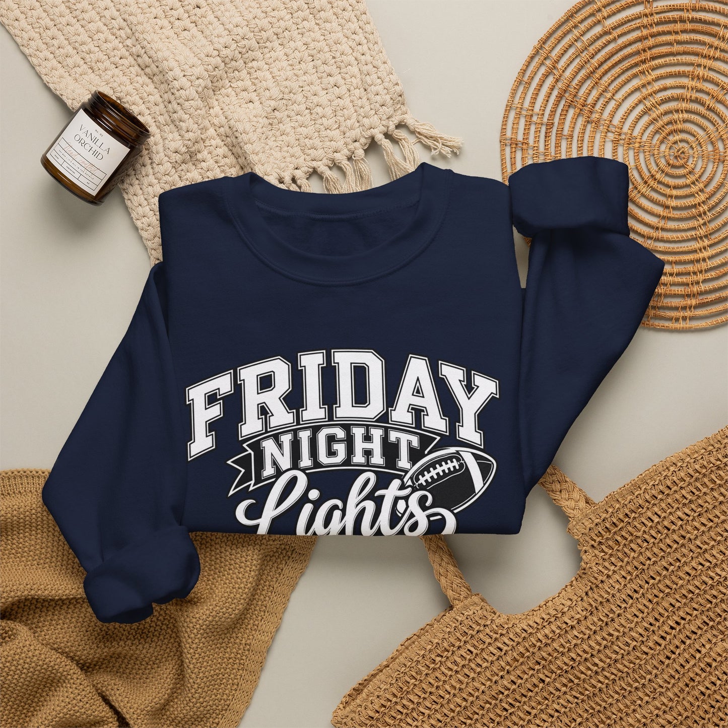 Friday Night Lights Football Crewneck Sweatshirt