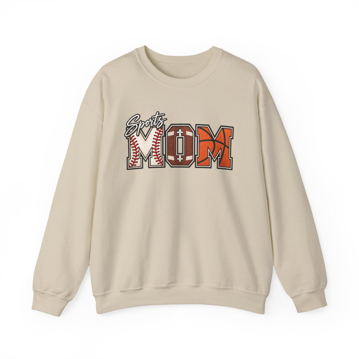 Sports Mom Crewneck Sweatshirt – Athletic Mom Graphic Pullover