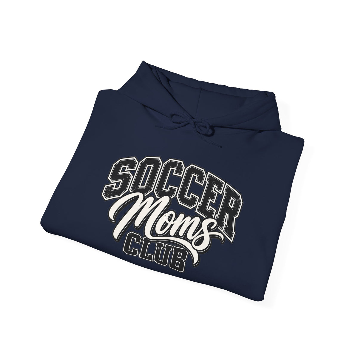 Soccer Moms Club Hoodie — Vintage Athletic Mom Pullover