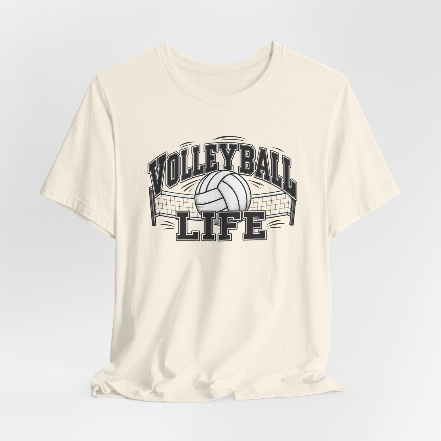Volleyball Life Tee — Graphic Volleyball Net Shirt
