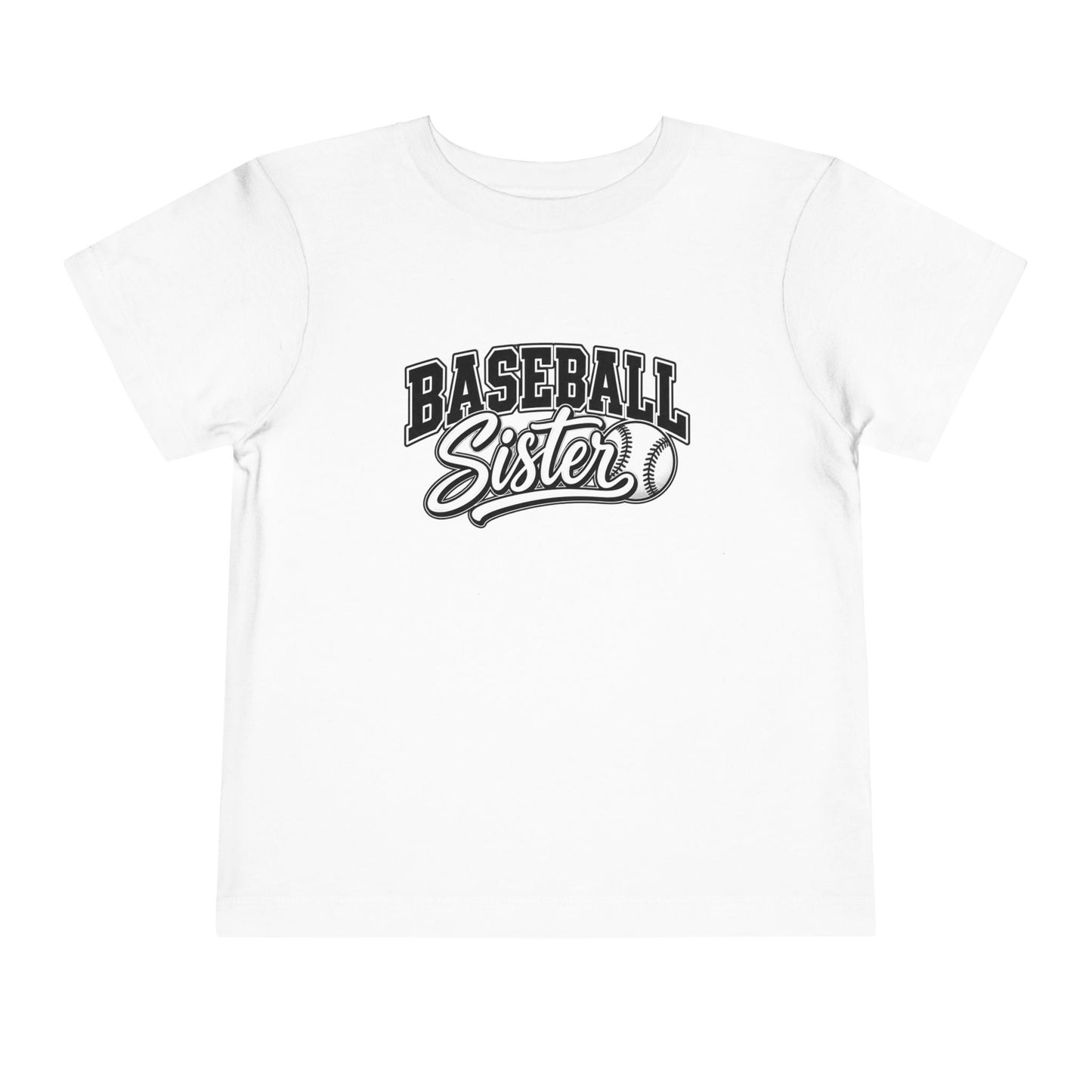 Baseball Sister Toddler Tee