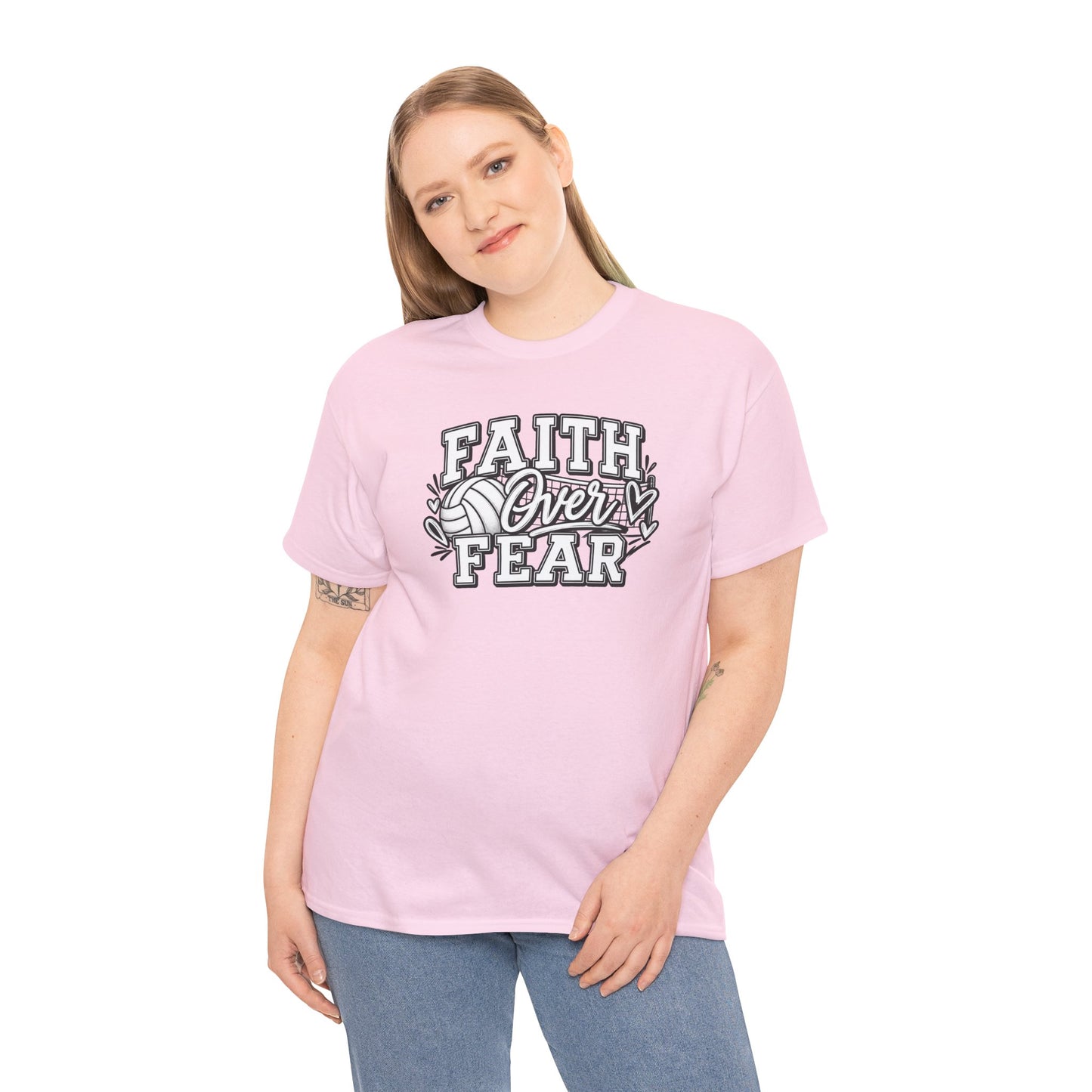 Faith Over Fear T‑Shirt - Inspirational Christian Tee