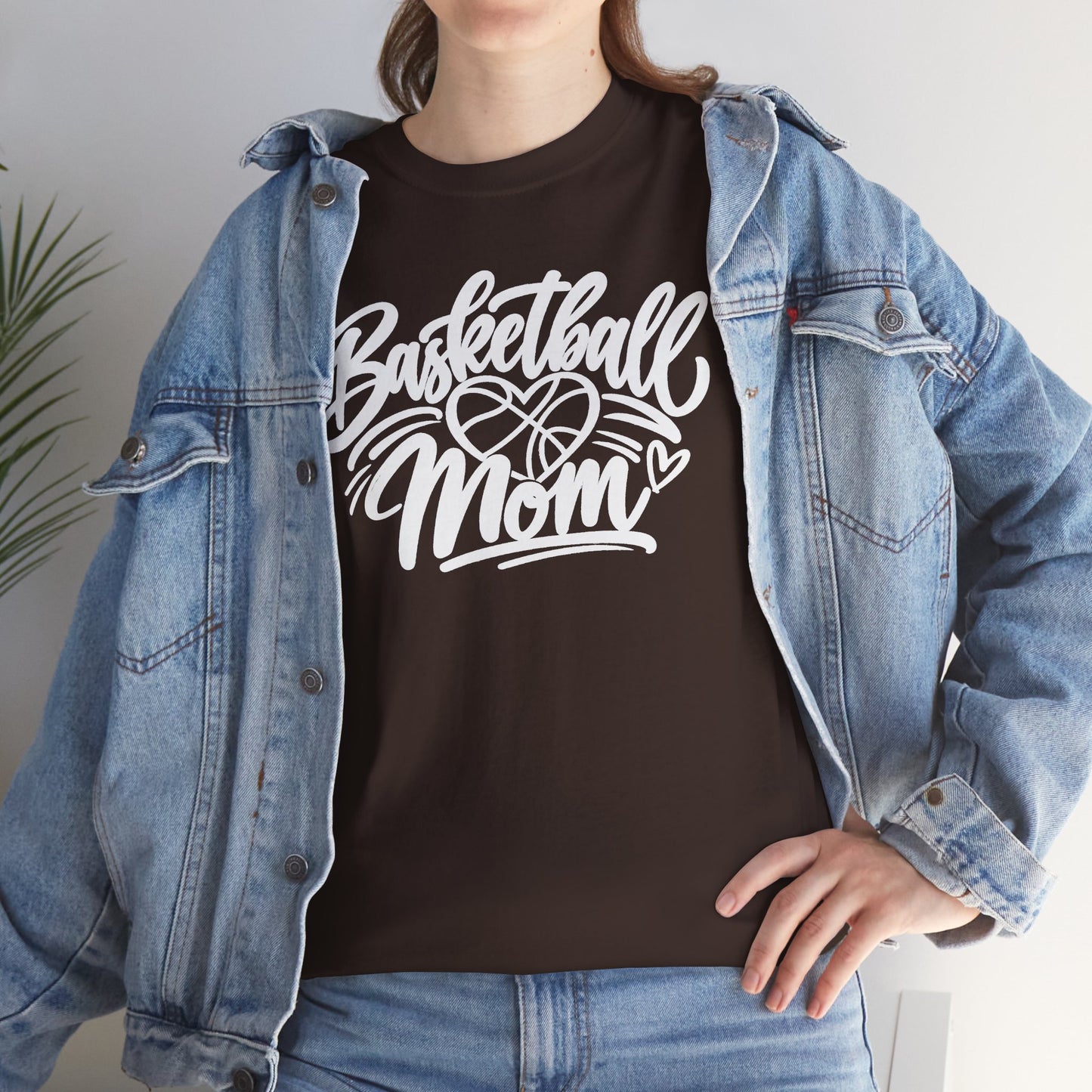 Basketball Mom T-Shirt — Script Logo Tee for Proud Coaches & Fans