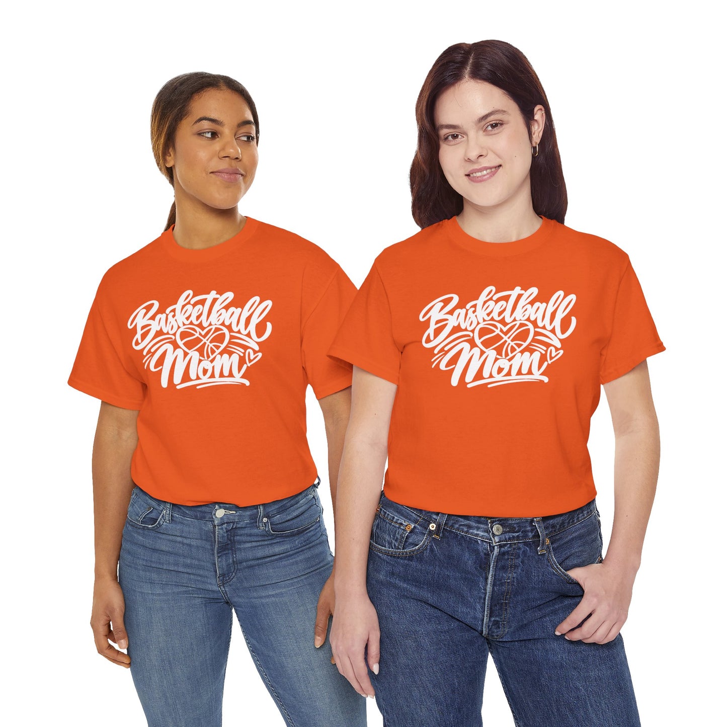 Basketball Mom T-Shirt — Script Logo Tee for Proud Coaches & Fans