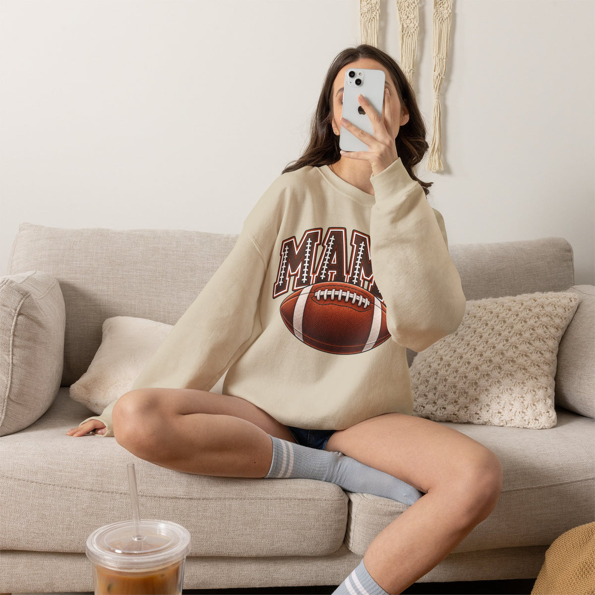 Mama Football Crewneck