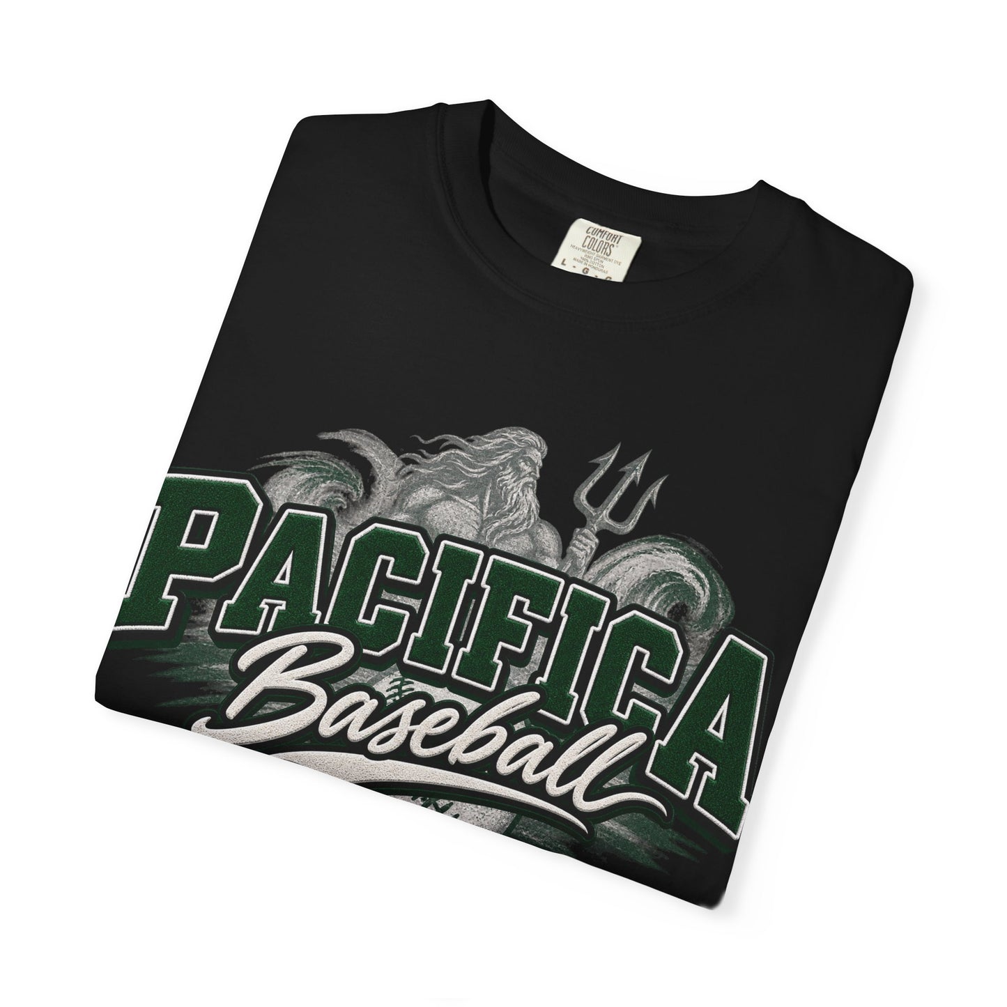 Pacifica Baseball T‑Shirt – Retro Trident Sports Tee