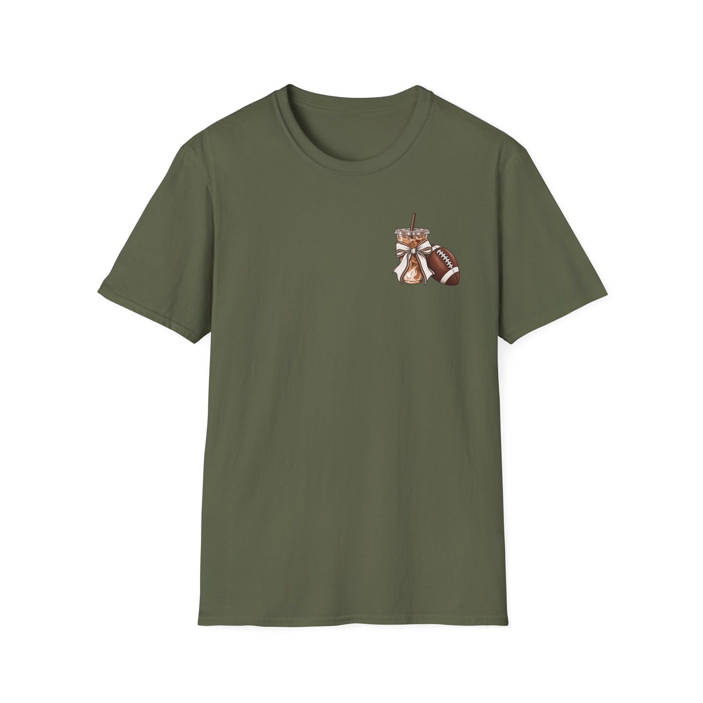 Football Mom Iced Coffee T-Shirt