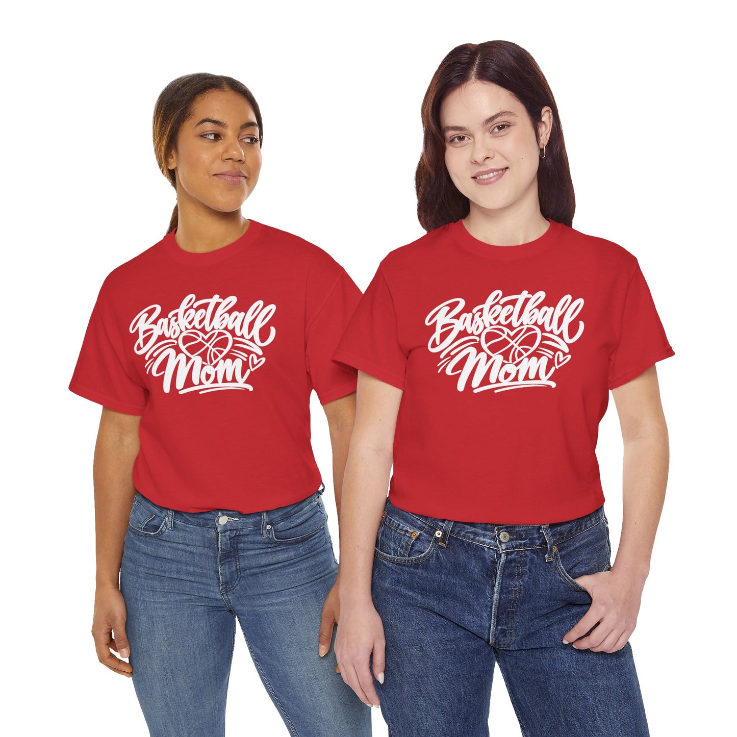 Basketball Mom T-Shirt — Script Logo Tee for Proud Coaches & Fans