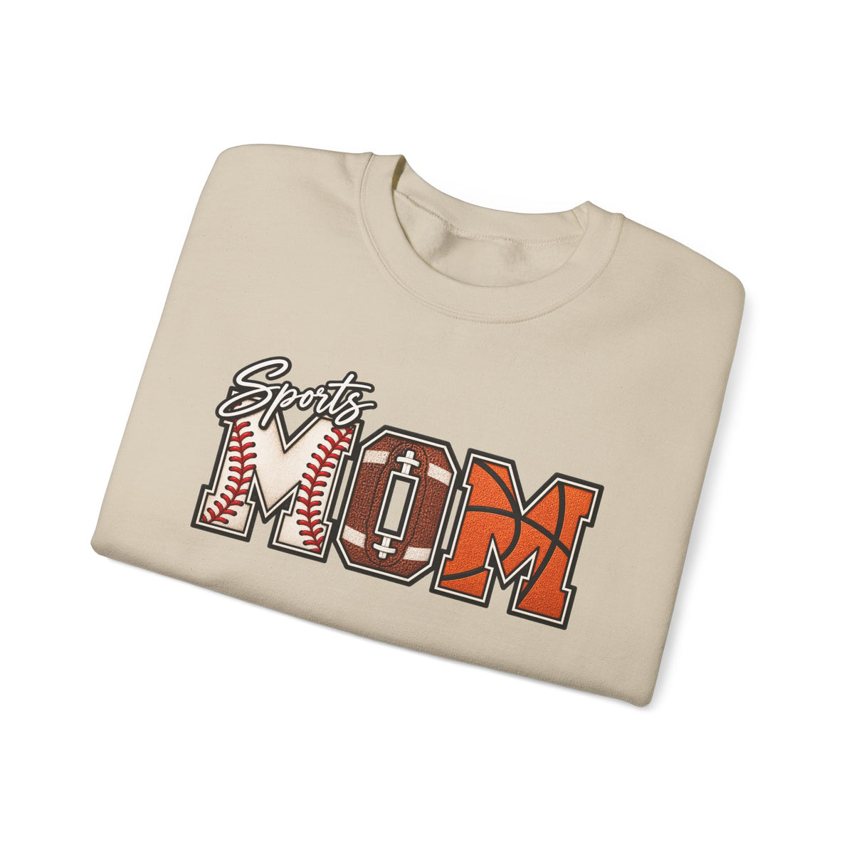 Sports Mom Crewneck Sweatshirt – Athletic Mom Graphic Pullover