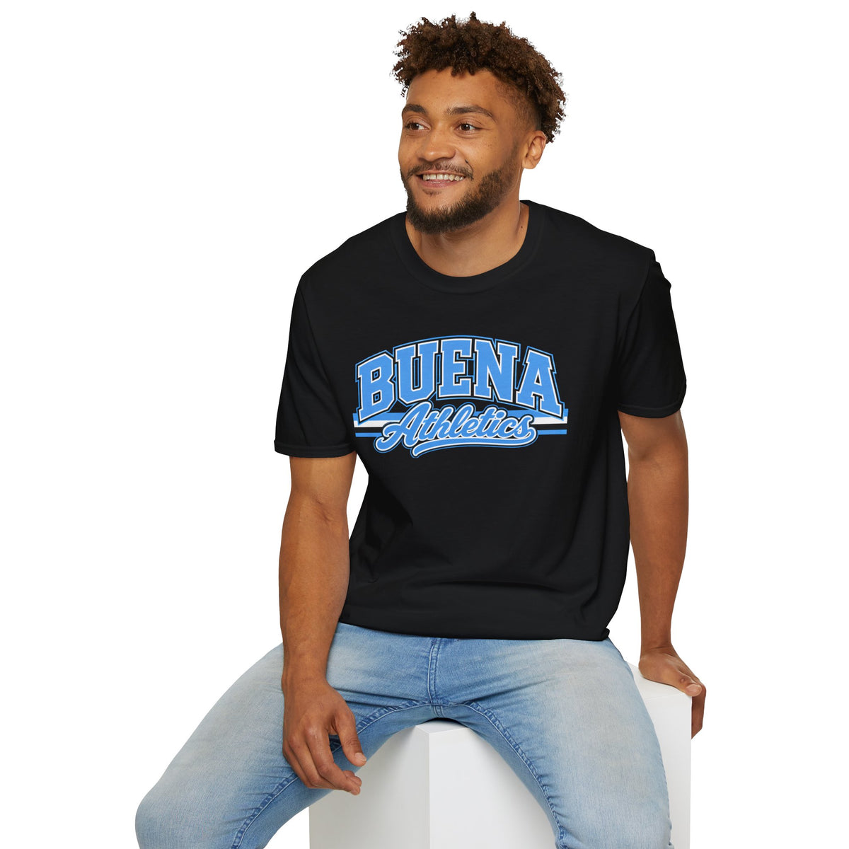 Buena Athletics T‑Shirt — Retro Collegiate Tee