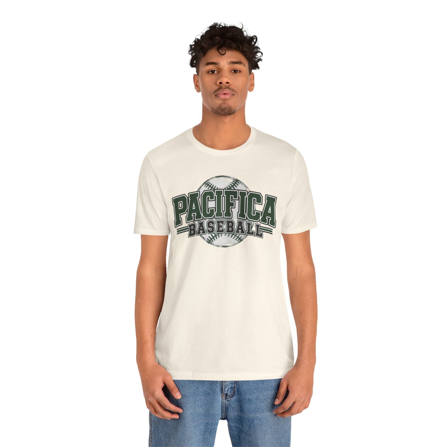 Pacifica Baseball Tee - Vintage Baseball Logo T-Shirt