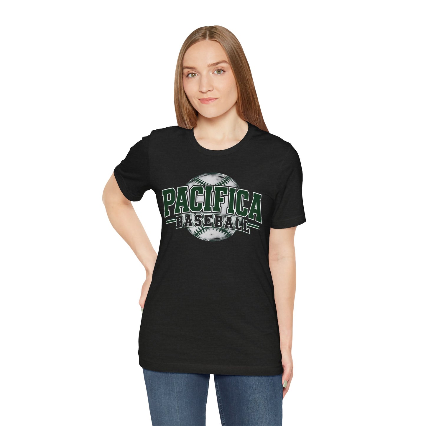Pacifica Baseball Tee - Vintage Baseball Logo T-Shirt