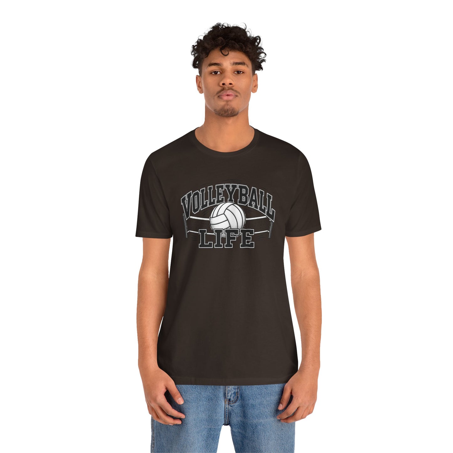 Volleyball Life Tee — Graphic Volleyball Net Shirt