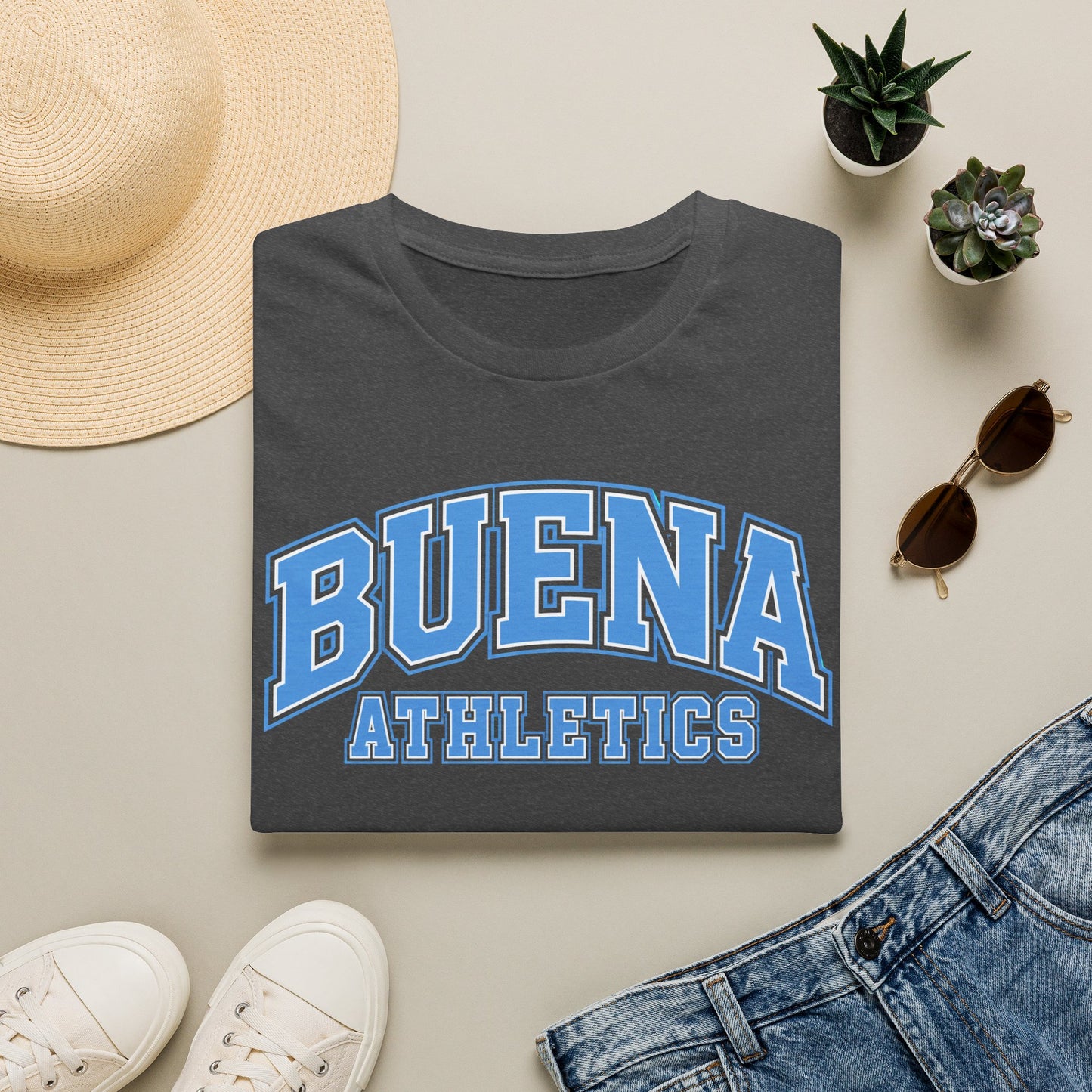 Buena Athletics T‑Shirt — Retro Collegiate Tee