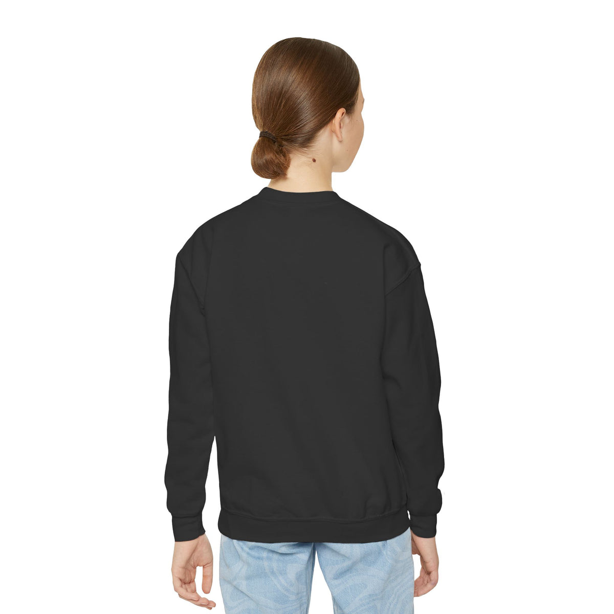 Youth Crewneck Sweatshirt — "Baseball Sister Club" Graphic