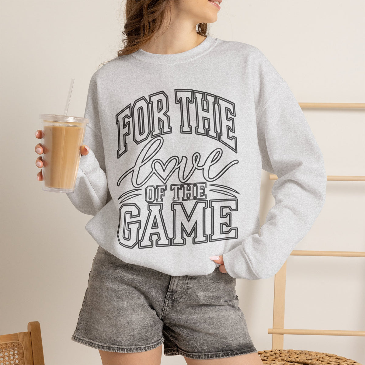For The Love Of The Game Crewneck Sweatshirt