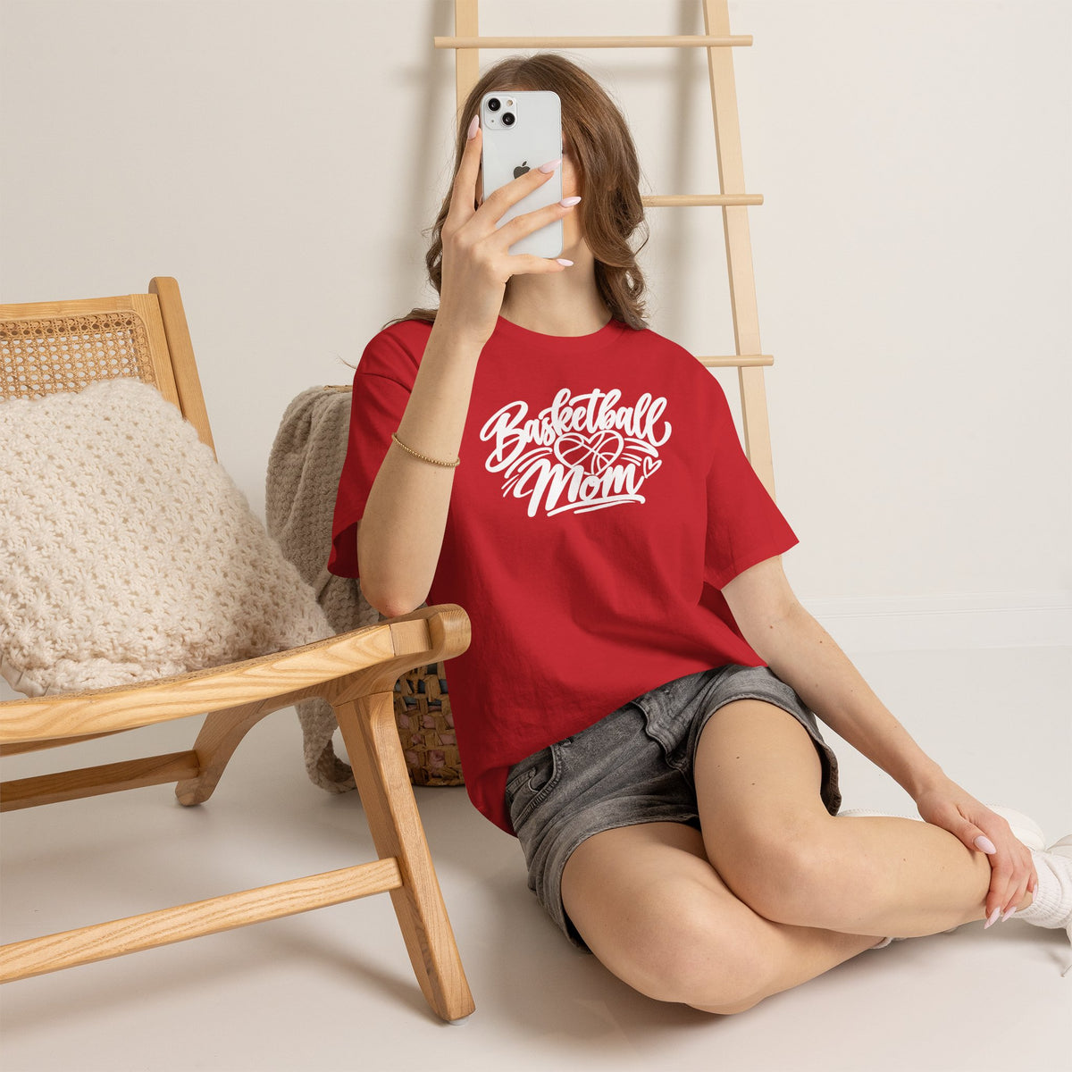 Basketball Mom T-Shirt — Script Logo Tee for Proud Coaches & Fans