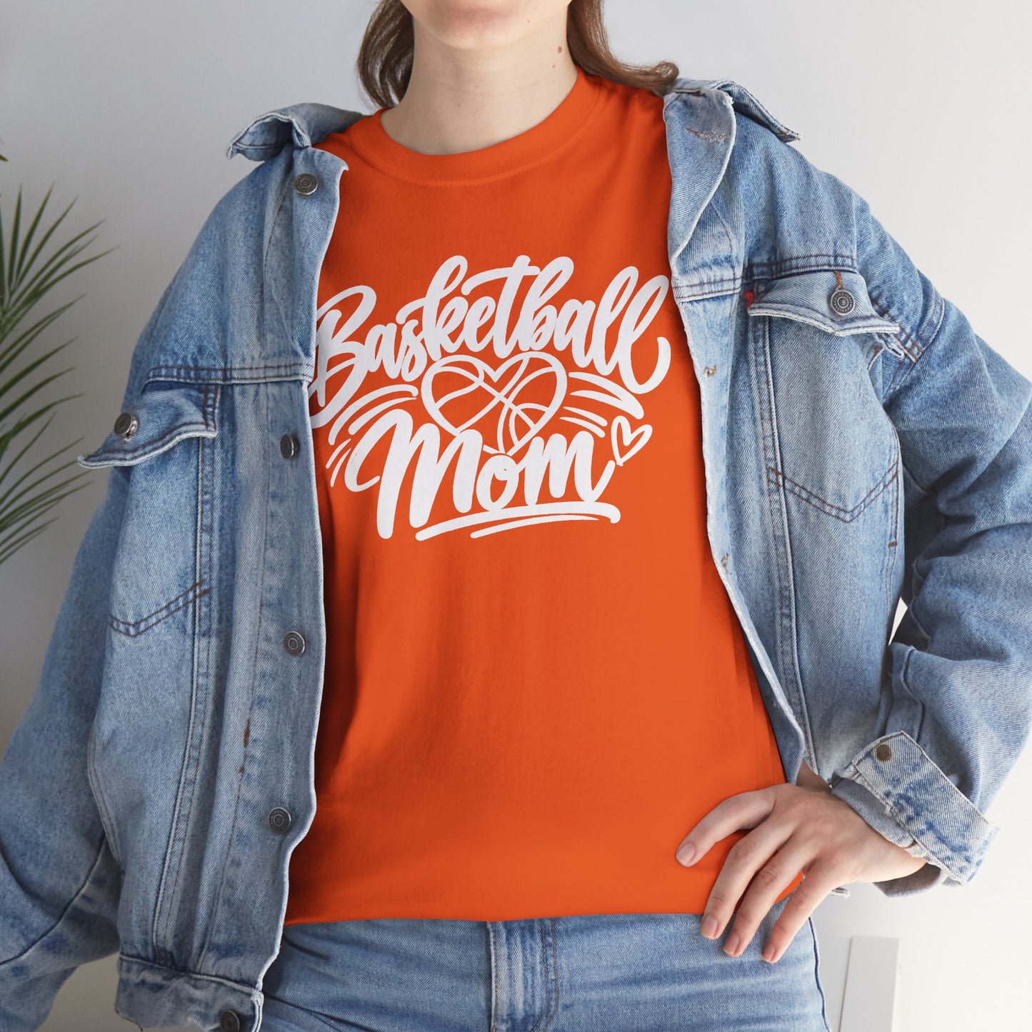 Basketball Mom T-Shirt — Script Logo Tee for Proud Coaches & Fans