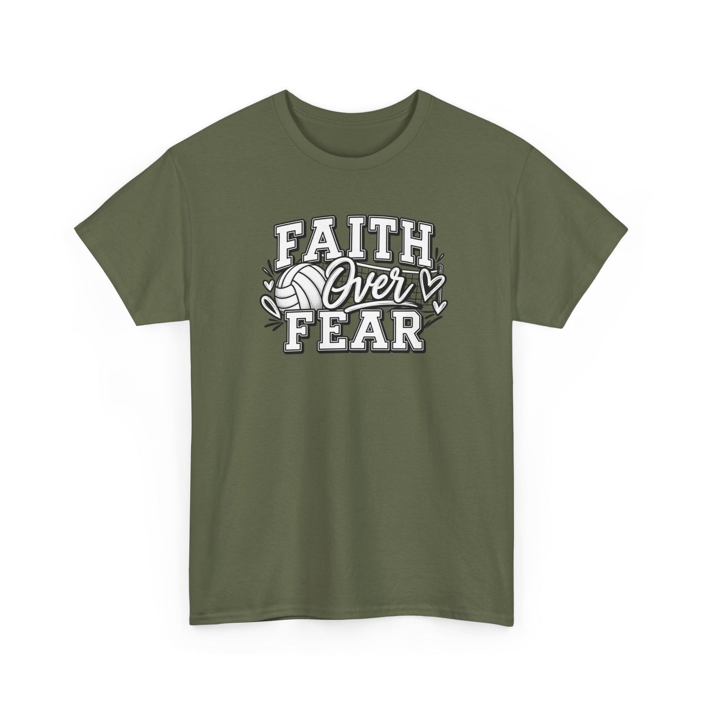 Faith Over Fear T‑Shirt - Inspirational Christian Tee