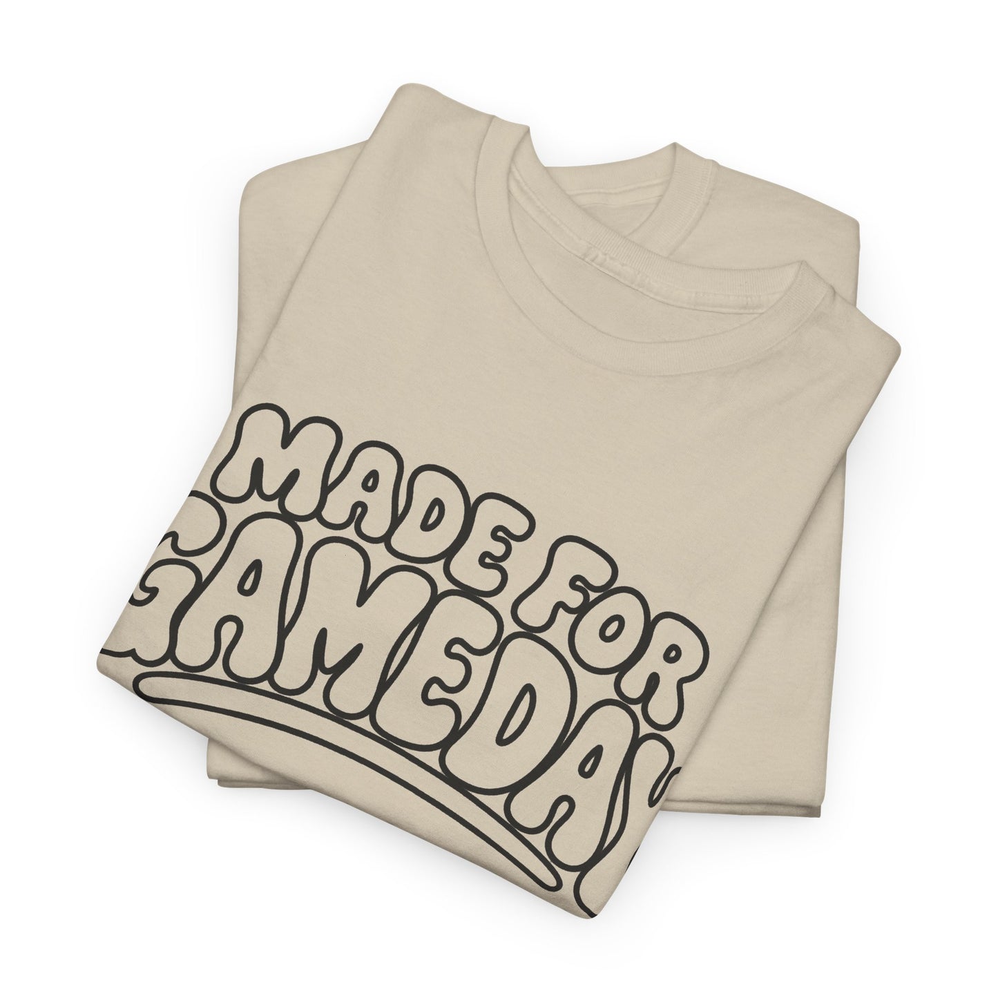 Made for Gameday Tee — Retro Sports Fan Graphic T‑Shirt
