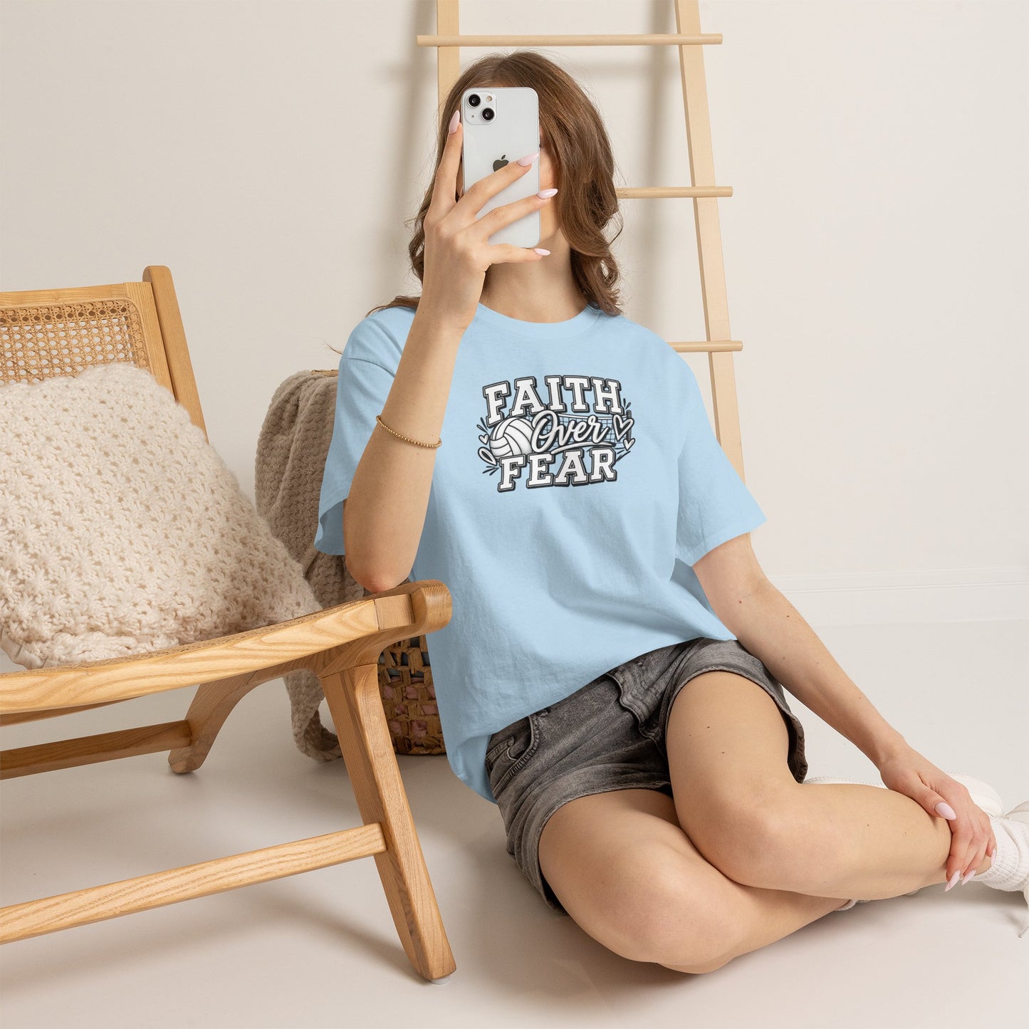 Faith Over Fear T‑Shirt - Inspirational Christian Tee