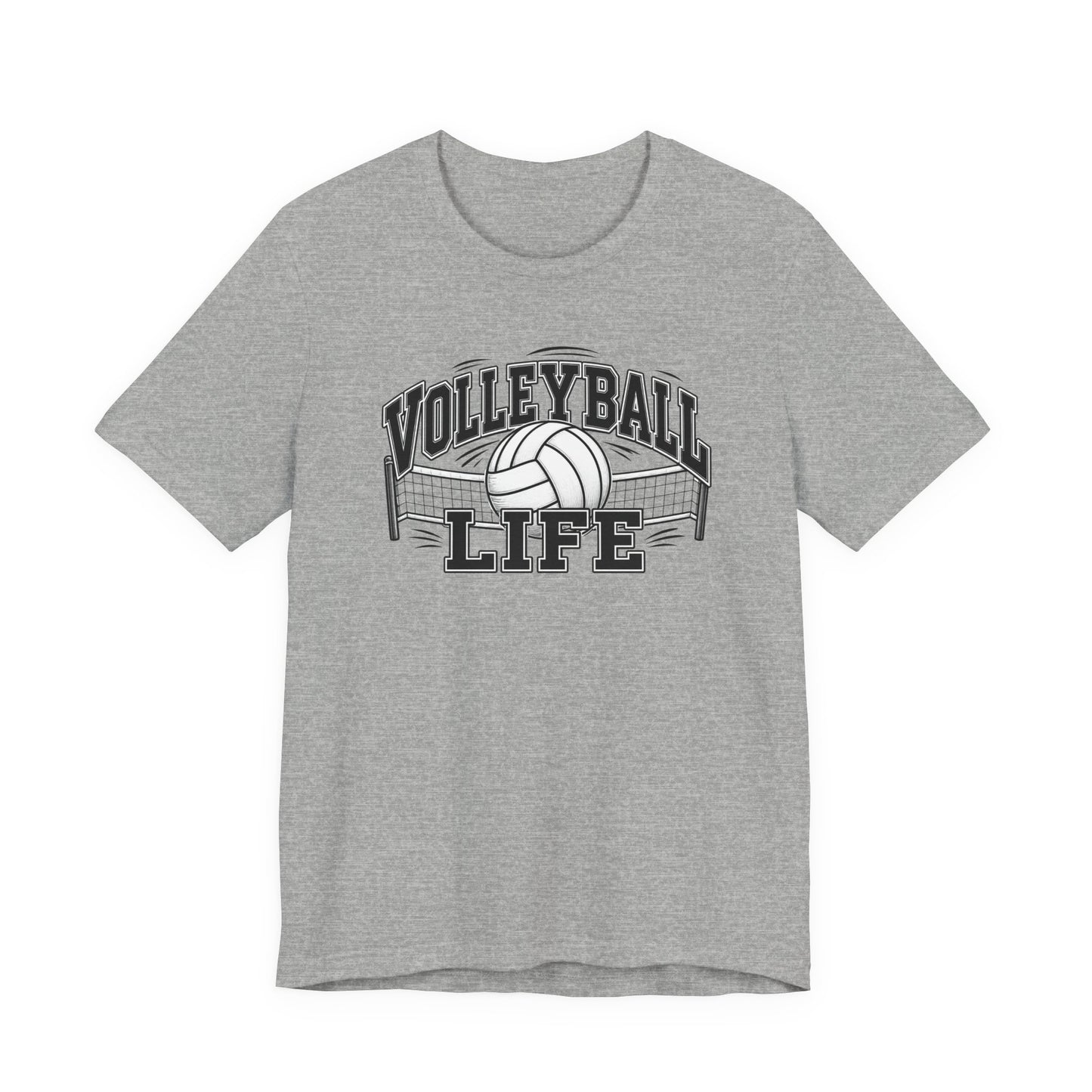 Volleyball Life Tee — Graphic Volleyball Net Shirt