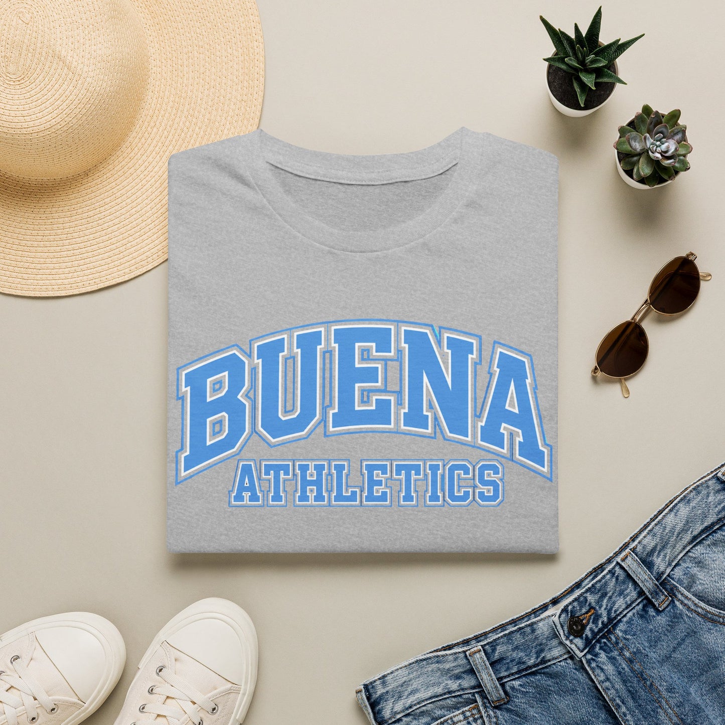 Buena Athletics T‑Shirt — Retro Collegiate Tee