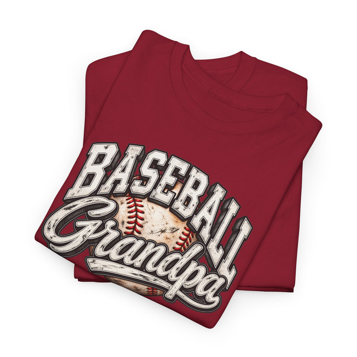 Baseball Grandpa T-Shirt — Vintage Baseball Graphic Tee for Grandfathers