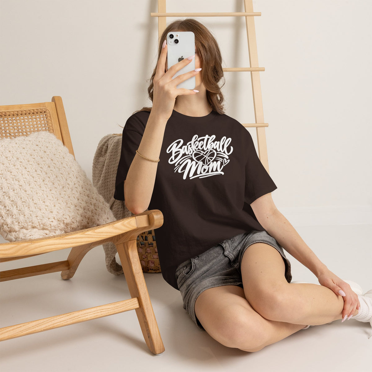 Basketball Mom T-Shirt — Script Logo Tee for Proud Coaches & Fans