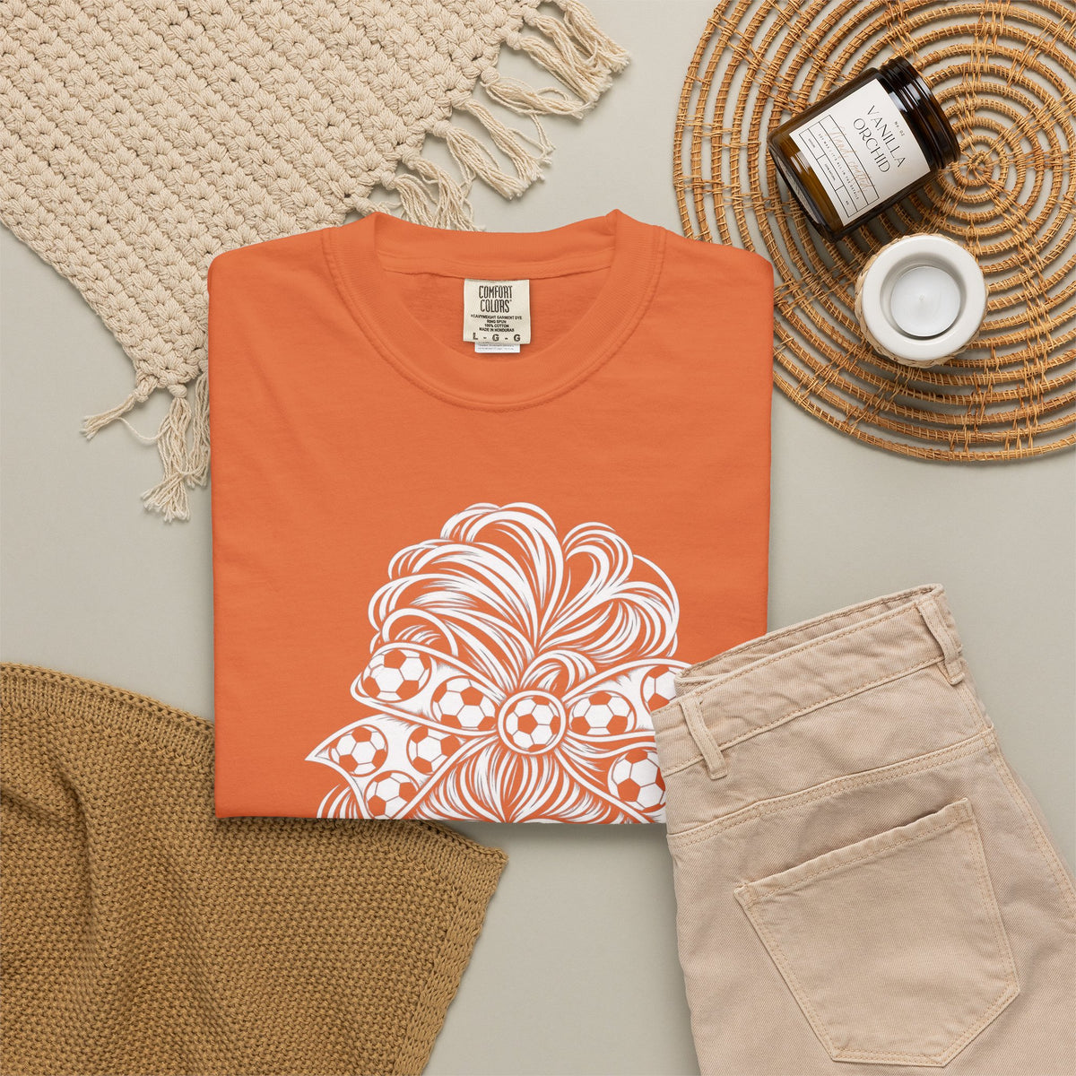 Messy Bun Mom Life T-Shirt — 'Ain't Nothin' But A Mom Thing' Soccer Graphic Tee