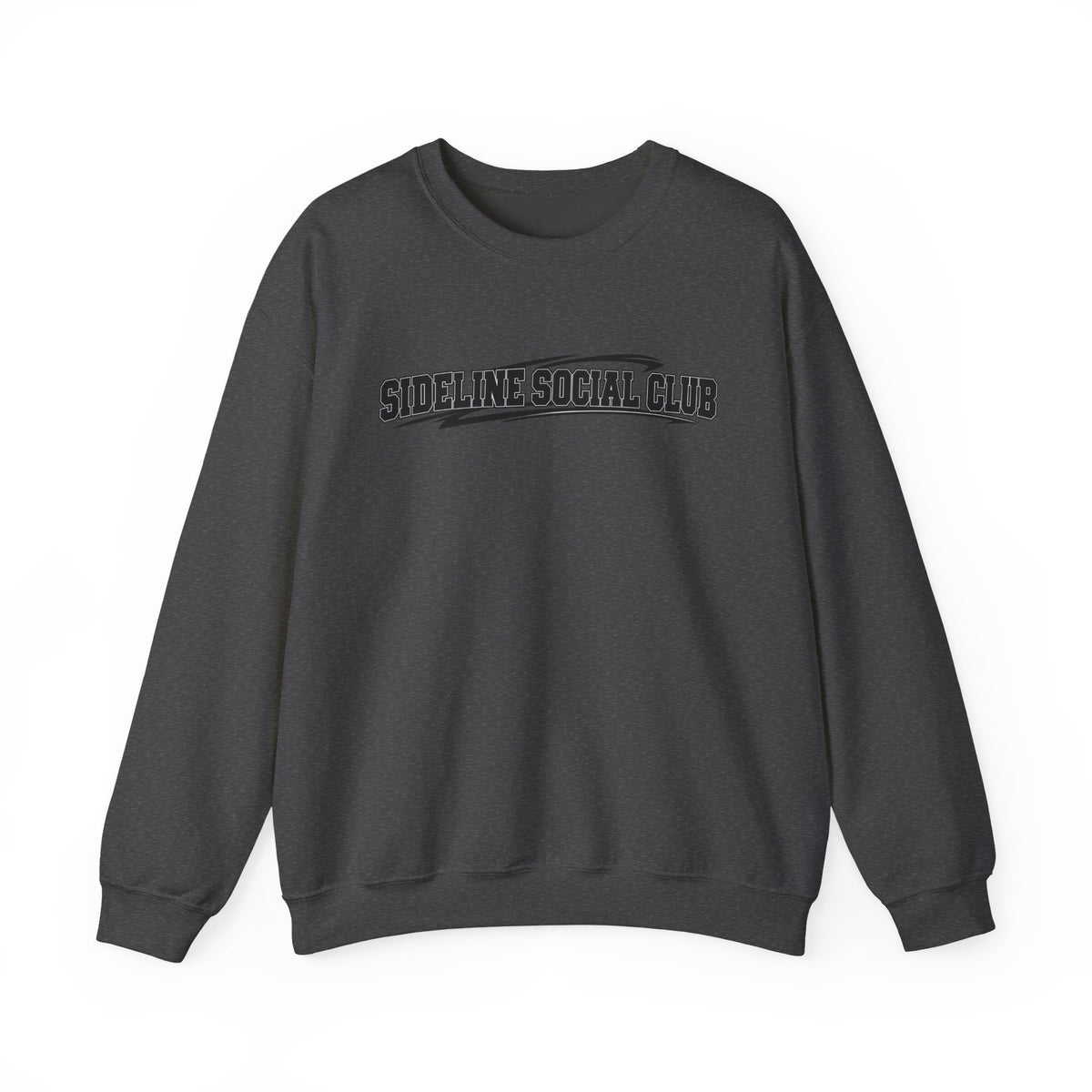 Crewneck Sweatshirt – "Sideline Social Club" Retro Athletic Graphic