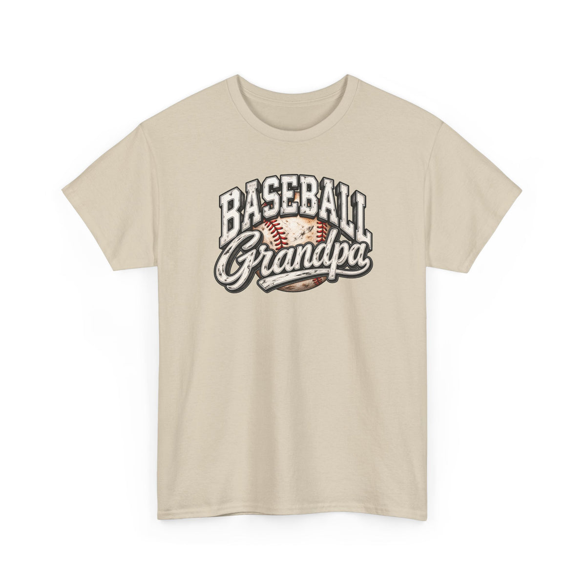 Baseball Grandpa T-Shirt — Vintage Baseball Graphic Tee for Grandfathers
