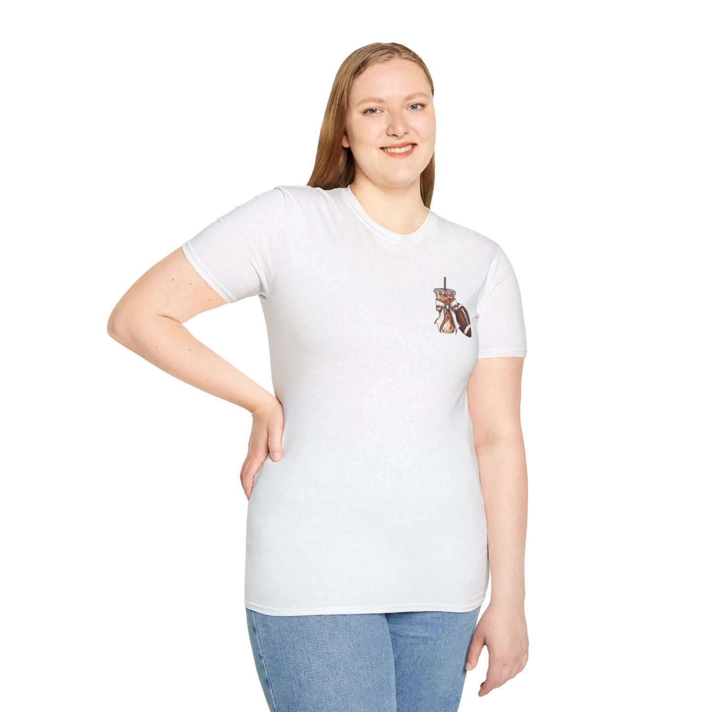 Football Mom Iced Coffee T-Shirt