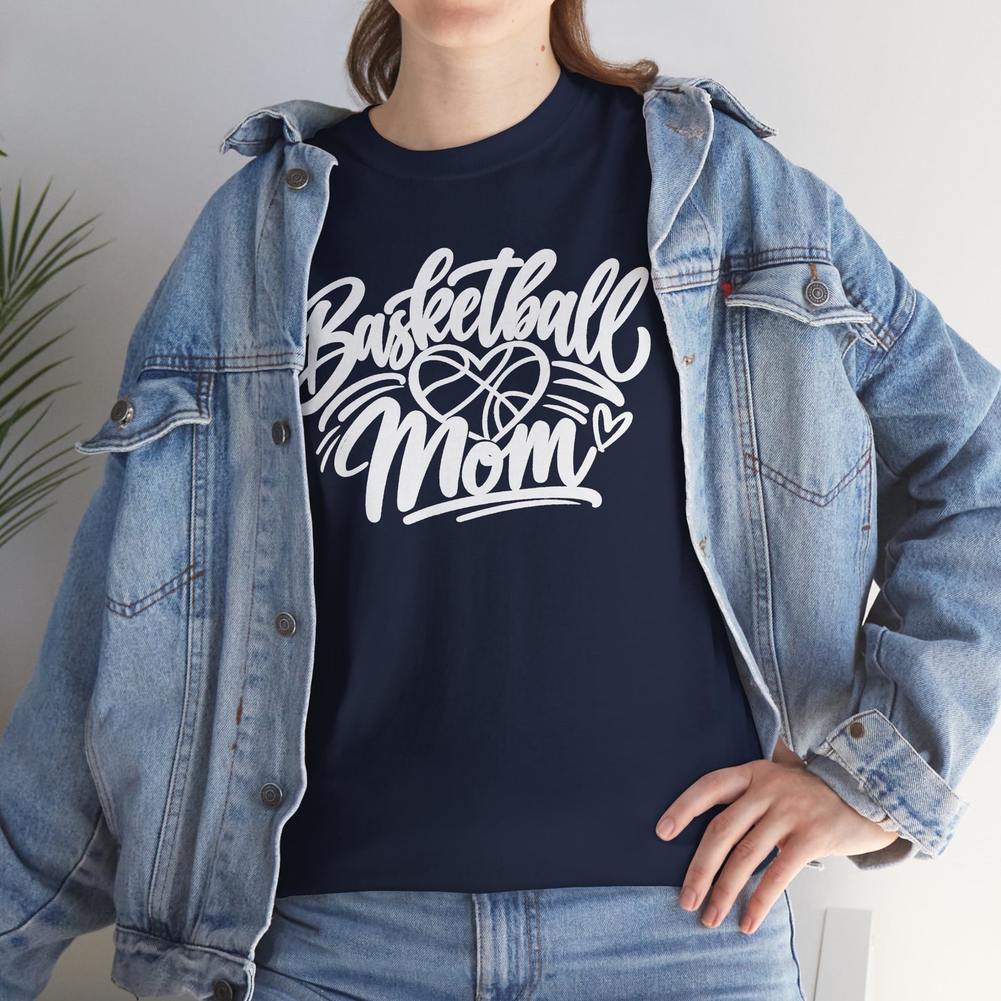 Basketball Mom T-Shirt — Script Logo Tee for Proud Coaches & Fans
